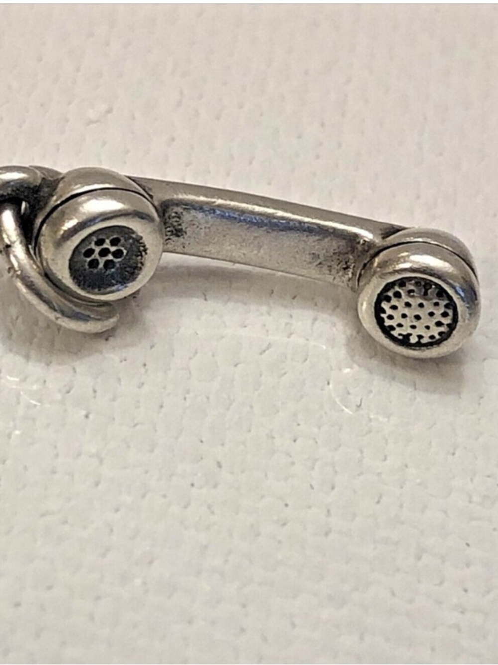 Retired James Avery Sterling Silver Telephone Handset Charm